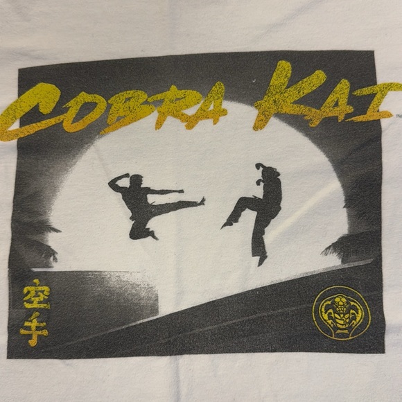 Cobra Kai Ripple Junction Men’s White T-Shirt Size Medium. - Picture 3 of 5